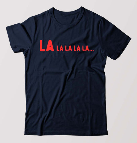 La La La La T-Shirt for Men-Navy Blue-Ektarfa.online