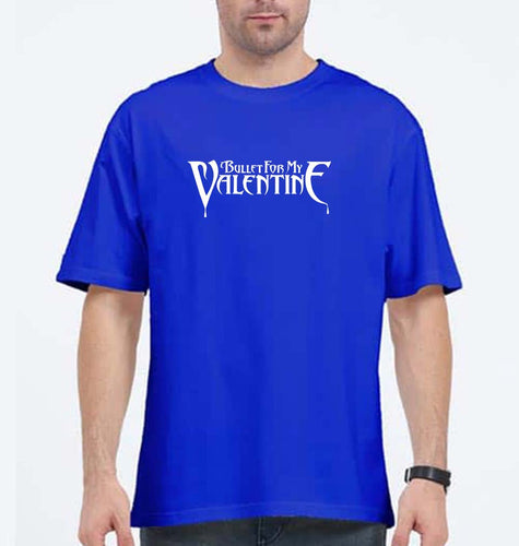 Bullet for My Valentine Oversized T-Shirt for Men-Royal Blue-Ektarfa.online