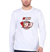 Load image into Gallery viewer, marc marquez Full Sleeves T-Shirt for Men-White-Ektarfa.online
