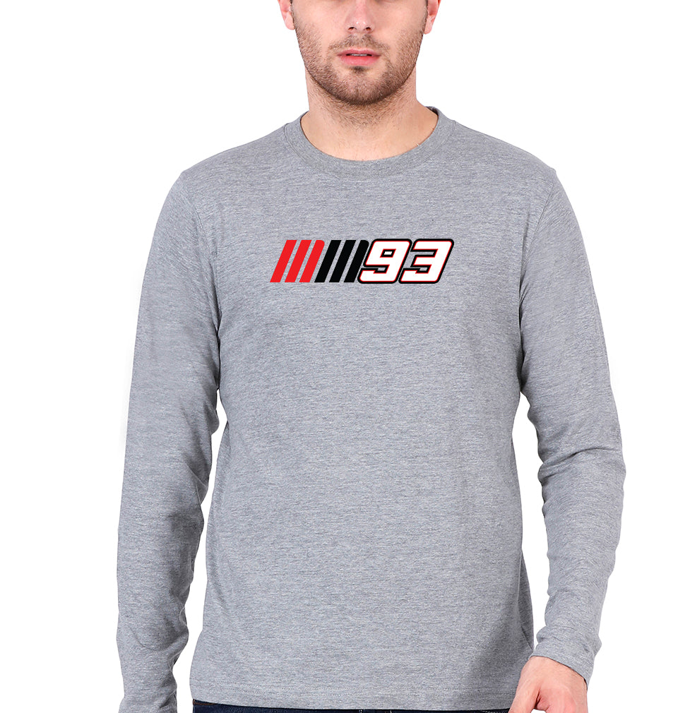 marc marquez Full Sleeves T-Shirt for Men-Grey Melange-Ektarfa.online