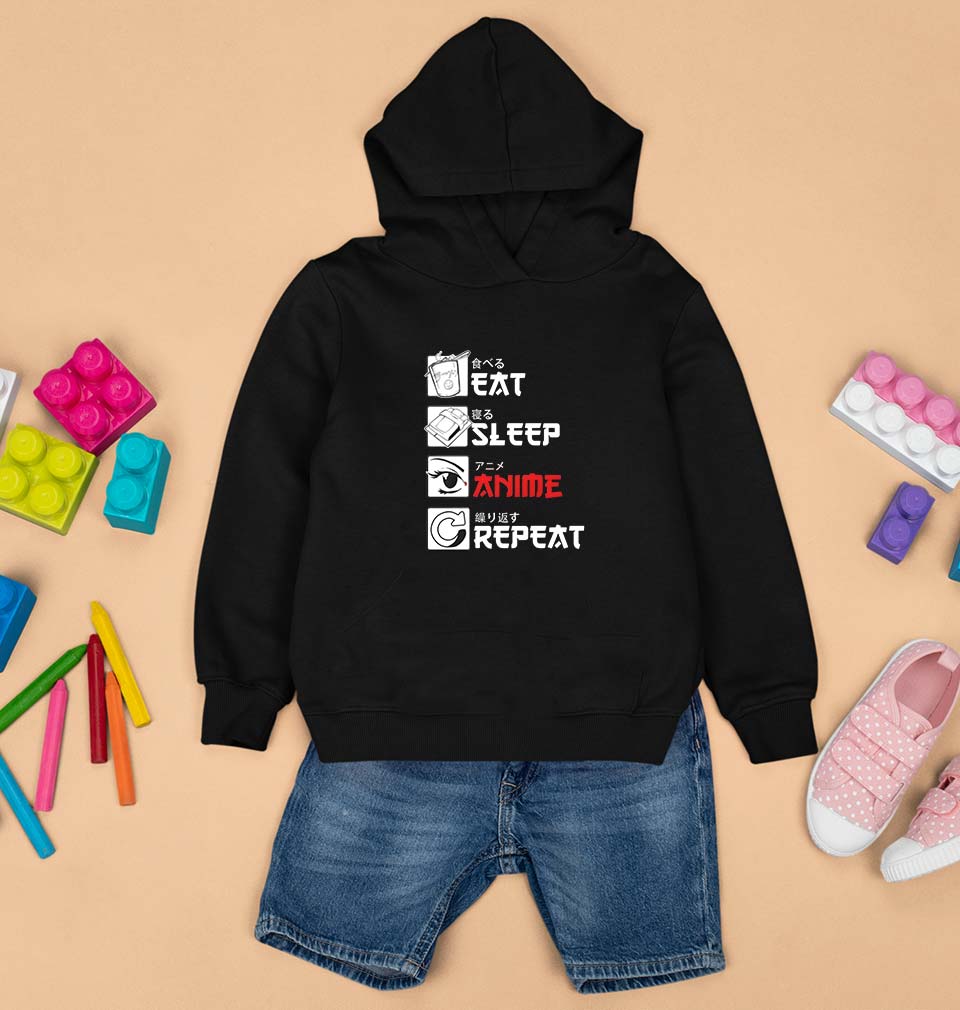 Eat Sleep Anime Repeat Hoodie for Boy/Girl