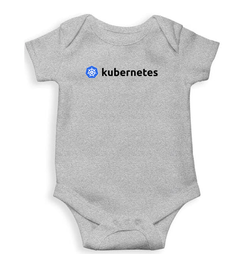 Kubernetes Romper For Baby Boy/Girl-Grey-Ektarfa.online