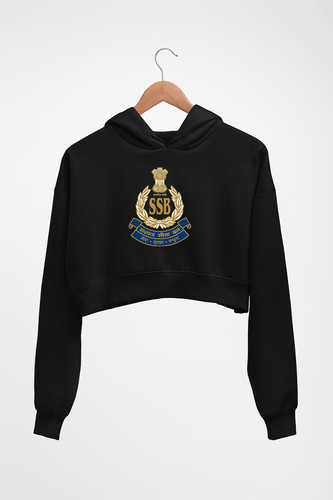 SSB Crop HOODIE FOR WOMEN-Black-Ektarfa.online