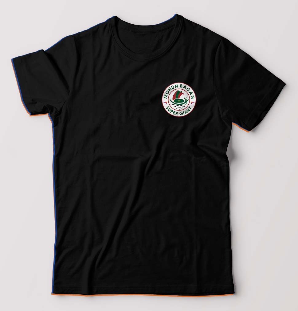 mohun bagan T-Shirt for Men-Black-Ektarfa.online