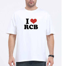 Load image into Gallery viewer, I LOVE RCB Oversized T-Shirt for Men

