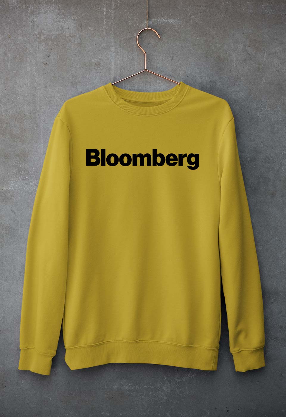 Bloomberg Sweatshirt for Men/Women-Mustard Yellow-Ektarfa.online