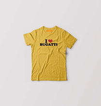 Load image into Gallery viewer, I LOVE BUGATTI T-Shirt for Boy/Girl-Golden Yellow-Ektarfa.online
