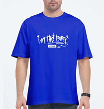 Load image into Gallery viewer, I am the Party Oversized T-Shirt for Men-Royal Blue-Ektarfa.online
