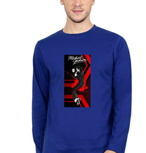 Load image into Gallery viewer, Michael Jackson Full Sleeves T-Shirt for Men-royal blue-Ektarfa.online
