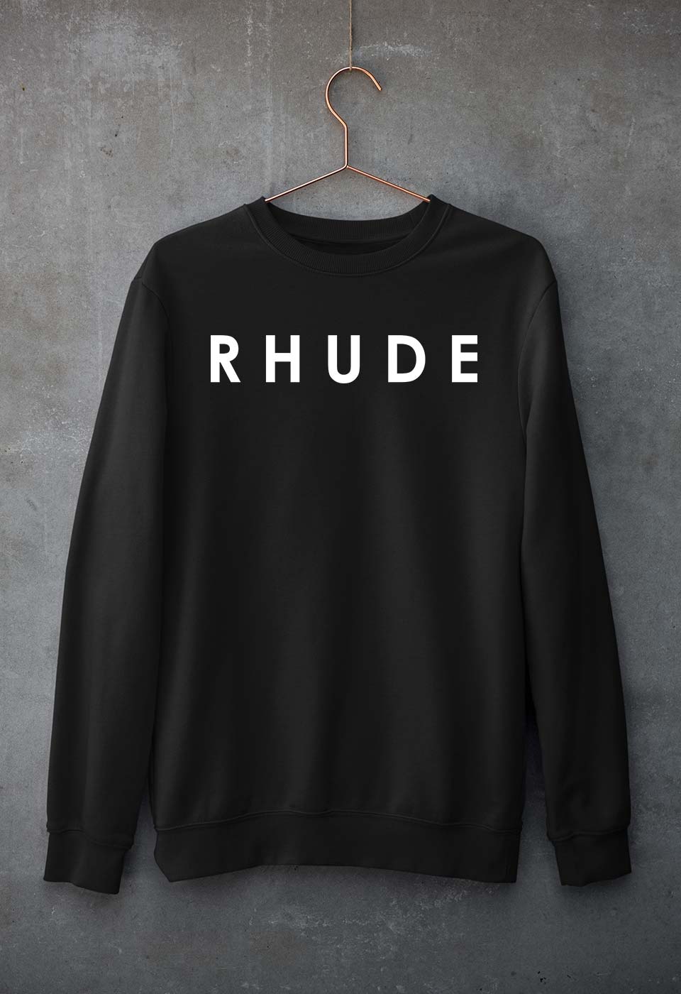 rhude Sweatshirt for Men/Women-Black-Ektarfa.online