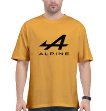 Load image into Gallery viewer, Alpine Oversized T-Shirt for Men-Golden Yellow-Ektarfa.online
