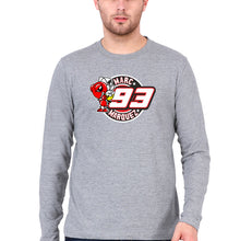 Load image into Gallery viewer, marc marquez Full Sleeves T-Shirt for Men-Grey Melange-Ektarfa.online
