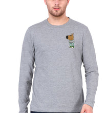 Load image into Gallery viewer, Chill guy Full Sleeves T-Shirt for Men-Grey Melange-Ektarfa.online
