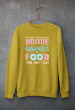 Load image into Gallery viewer, Anime Games or Food Sweatshirt for Men/Women
