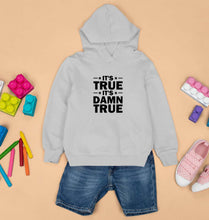 Load image into Gallery viewer, kurt angle it&#39;s true it&#39;s damn true Kids Hoodie for Boy/Girl-Grey-Ektarfa.online
