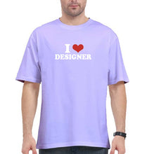 Load image into Gallery viewer, I LOVE DESIGNER Oversized T-Shirt for Men
