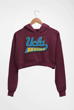 Load image into Gallery viewer, UCLA Bruins Crop HOODIE FOR WOMEN-Maroon-Ektarfa.online
