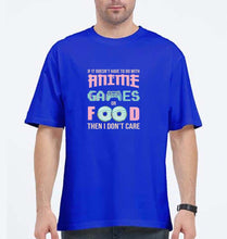 Load image into Gallery viewer, Anime Games or Food Oversized T-Shirt for Men
