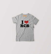 Load image into Gallery viewer, I LOVE RCB T-Shirt for Boy/Girl-Grey-Ektarfa.online
