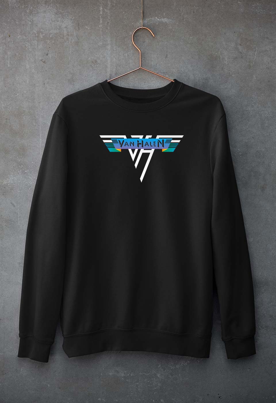 van halen Sweatshirt for Men/Women-Black-Ektarfa.online
