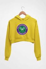 Load image into Gallery viewer, wimbledon Crop HOODIE FOR WOMEN-Mustard Yellow-Ektarfa.online
