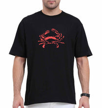 Load image into Gallery viewer, crab Oversized T-Shirt for Men
