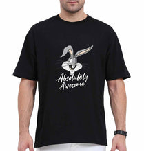 Load image into Gallery viewer, bugs bunny Oversized T-Shirt for Men-Black-Ektarfa.online
