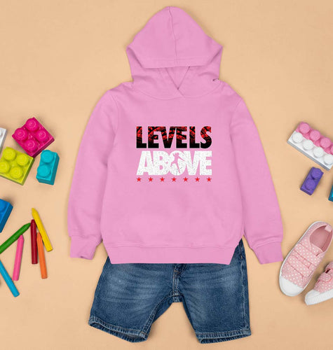 levels above roman reigns Kids Hoodie for Boy/Girl-Light Baby Pink-Ektarfa.online
