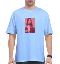 Load image into Gallery viewer, dua lipa Oversized T-Shirt for Men-Baby Blue-Ektarfa.online
