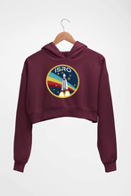 Load image into Gallery viewer, Isro Crop HOODIE FOR WOMEN-Maroon-Ektarfa.online
