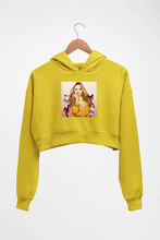 Load image into Gallery viewer, sabrina carpenter Crop HOODIE FOR WOMEN-Mustard Yellow-Ektarfa.online
