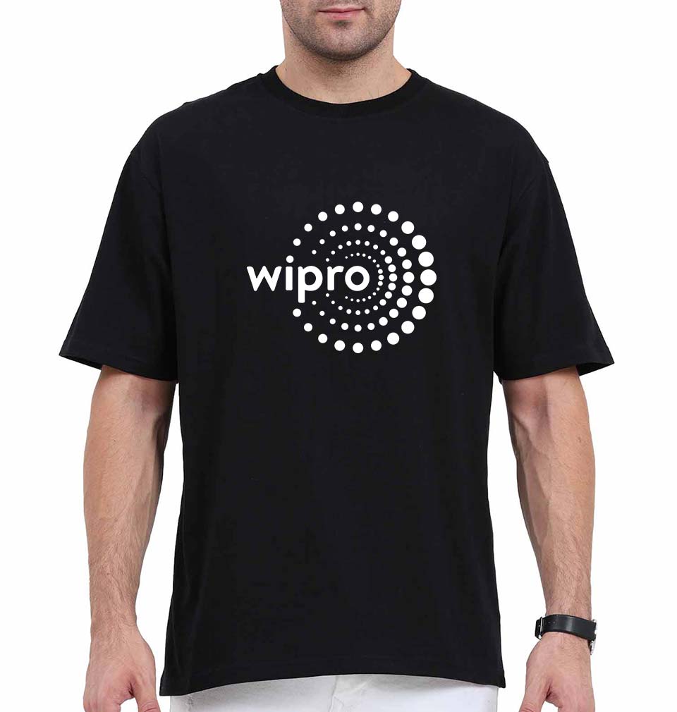 Wipro Oversized T-Shirt for Men-Black-Ektarfa.online