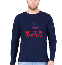 Load image into Gallery viewer, love BAE Full Sleeves T-Shirt for Men-Navy Blue-Ektarfa.online
