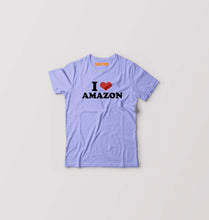 Load image into Gallery viewer, I LOVE AMAZON T-Shirt for Boy/Girl-Lavender-Ektarfa.online
