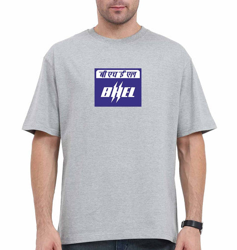BHEL Oversized T-Shirt for Men-Grey-Ektarfa.online