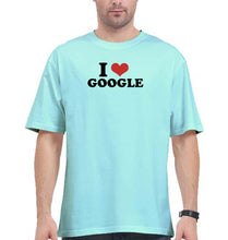 Load image into Gallery viewer, I LOVE GOOGLE Oversized T-Shirt for Men
