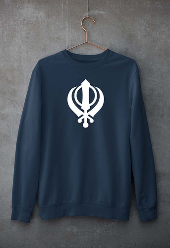 sikh Sweatshirt for Men/Women-Navy Blue-Ektarfa.online