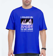 Load image into Gallery viewer, Paused my Anime Oversized T-Shirt for Men
