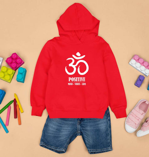 Om Hoodie for Boy/Girl-Red-Ektarfa.online