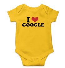 Load image into Gallery viewer, I LOVE GOOGLE Romper For Baby Boy/Girl-Yellow-Ektarfa.online
