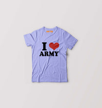 Load image into Gallery viewer, I LOVE ARMY T-Shirt for Boy/Girl-Lavender-Ektarfa.online
