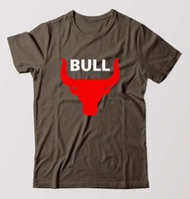 Load image into Gallery viewer, Bull T-Shirt for Men-Olive Green-Ektarfa.online
