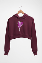 Load image into Gallery viewer, Smashing Pumpkins Crop HOODIE FOR WOMEN-Maroon-Ektarfa.online
