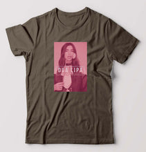 Load image into Gallery viewer, dua lipa T-Shirt for Men-Olive Green-Ektarfa.online

