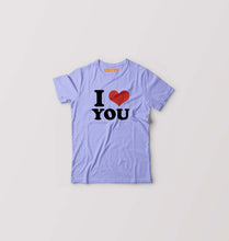 Load image into Gallery viewer, I LOVE YOU T-Shirt for Boy/Girl-Lavender-Ektarfa.online
