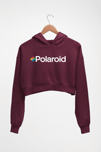 Load image into Gallery viewer, Polaroid Crop HOODIE FOR WOMEN-Maroon-Ektarfa.online
