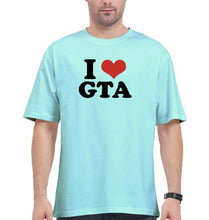 Load image into Gallery viewer, I LOVE GTA Oversized T-Shirt for Men
