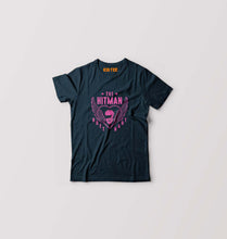 Load image into Gallery viewer, Bret Hart (Hitman) T-Shirt for Boy/Girl-Petrol Blue-Ektarfa.online
