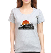 Load image into Gallery viewer, Ride T-Shirt for Women-Grey Melange-Ektarfa.online
