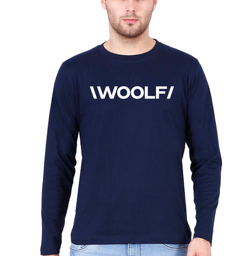 woolf university Full Sleeves T-Shirt for Men-Navy Blue-Ektarfa.online